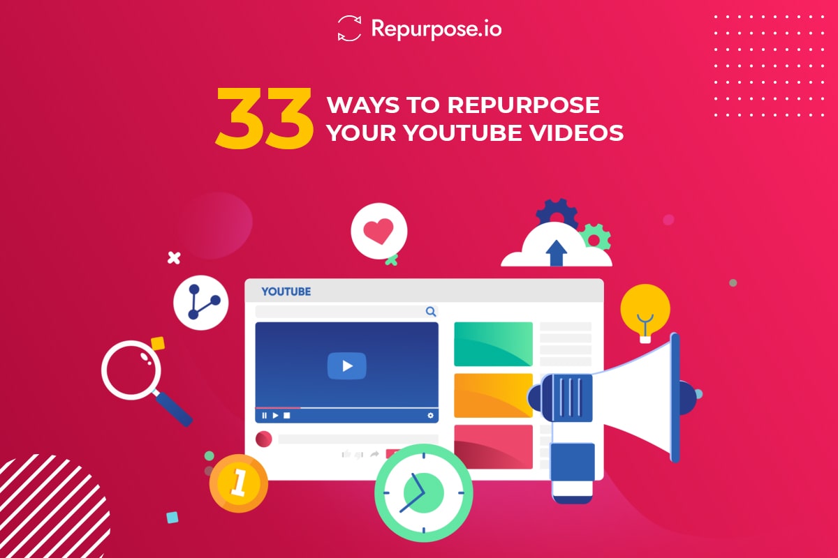 Repurpose Video Content (LongForm) in 33 Ways