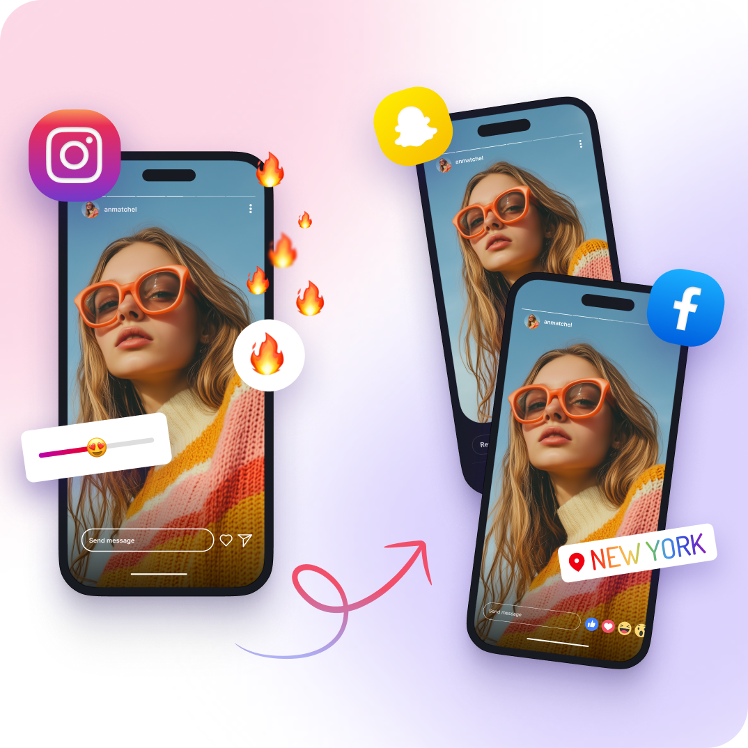 stories repurposing mobile